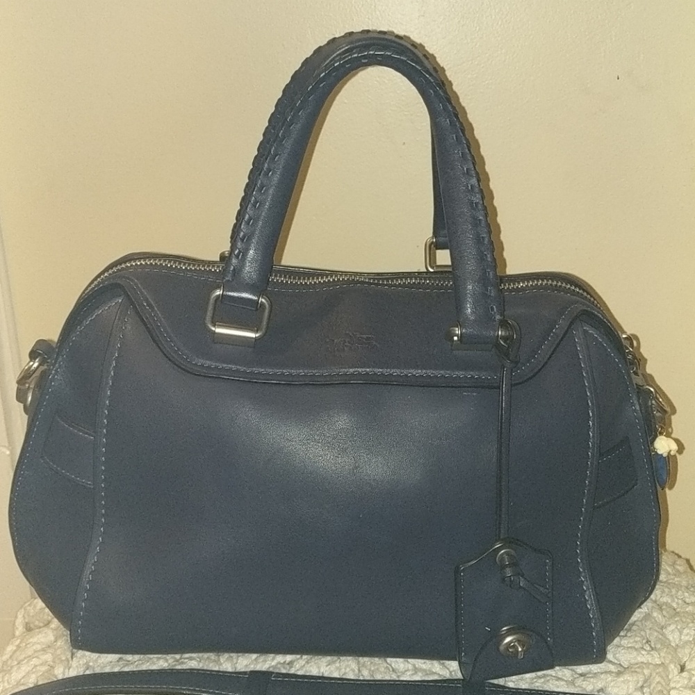 Coach navy doctor bag